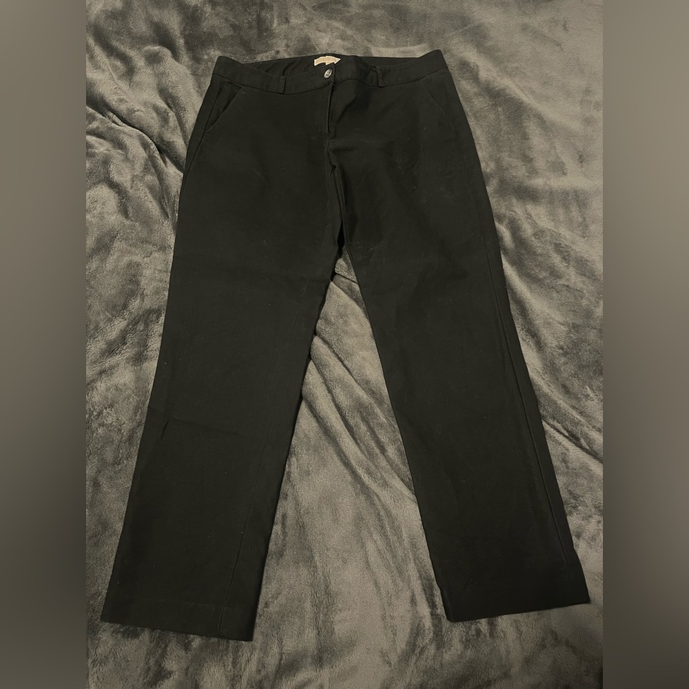 Michael Kors Black pants women 12. Pre owned. Skinny leg.